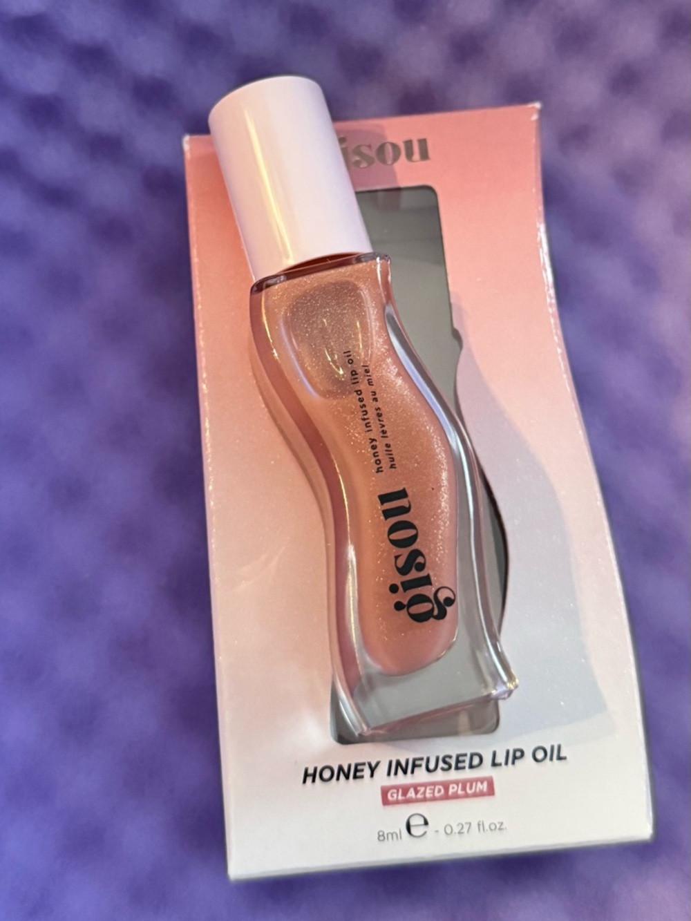 Gisou Honey Infused Hydrating Lip Oil
in ‘Glazed Plum’